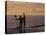 Surf Kayaker Checks Out the Surf, Alaska, USA-Howie Garber-Stretched Canvas