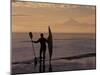 Surf Kayaker Checks Out the Surf, Alaska, USA-Howie Garber-Mounted Photographic Print