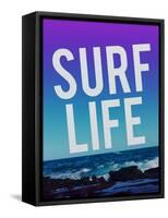 Surf Life-Leah Flores-Framed Stretched Canvas