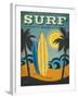 Surf Malibu-Renee Pulve-Framed Art Print