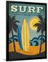 Surf Malibu-Renee Pulve-Framed Art Print