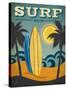 Surf Malibu-Renee Pulve-Stretched Canvas