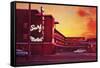 Surf Motel at Sunset-Found Image Press-Framed Stretched Canvas
