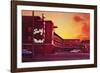 Surf Motel at Sunset-Found Image Press-Framed Photographic Print