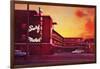 Surf Motel at Sunset-Found Image Press-Framed Photographic Print