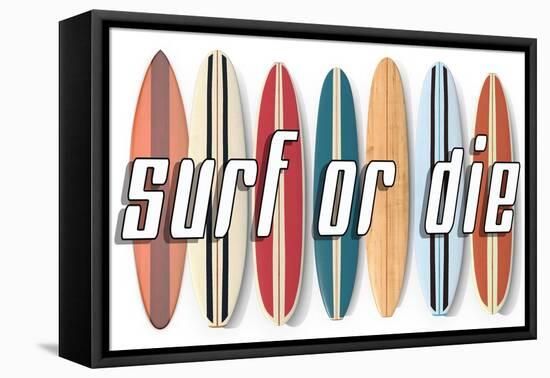 Surf of Die-Edward M. Fielding-Framed Stretched Canvas