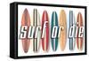 Surf of Die-Edward M. Fielding-Framed Stretched Canvas