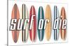 Surf of Die-Edward M. Fielding-Stretched Canvas