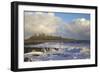 Surf on Rocks, Dunstanburgh Castle, Northumberland, England, United Kingdom, Europe-Peter Barritt-Framed Photographic Print