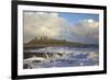 Surf on Rocks, Dunstanburgh Castle, Northumberland, England, United Kingdom, Europe-Peter Barritt-Framed Photographic Print