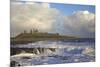 Surf on Rocks, Dunstanburgh Castle, Northumberland, England, United Kingdom, Europe-Peter Barritt-Mounted Photographic Print