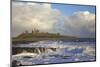 Surf on Rocks, Dunstanburgh Castle, Northumberland, England, United Kingdom, Europe-Peter Barritt-Mounted Premium Photographic Print