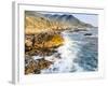 Surf on Rocks, Garrapata State Beach, Big Sur, California Pacific Coast, USA-Tom Norring-Framed Photographic Print