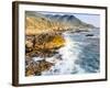 Surf on Rocks, Garrapata State Beach, Big Sur, California Pacific Coast, USA-Tom Norring-Framed Photographic Print