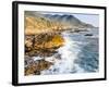 Surf on Rocks, Garrapata State Beach, Big Sur, California Pacific Coast, USA-Tom Norring-Framed Photographic Print