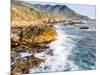 Surf on Rocks, Garrapata State Beach, Big Sur, California Pacific Coast, USA-Tom Norring-Mounted Photographic Print