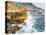 Surf on Rocks, Garrapata State Beach, Big Sur, California Pacific Coast, USA-Tom Norring-Stretched Canvas