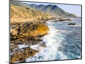 Surf on Rocks, Garrapata State Beach, Big Sur, California Pacific Coast, USA-Tom Norring-Mounted Photographic Print
