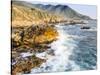 Surf on Rocks, Garrapata State Beach, Big Sur, California Pacific Coast, USA-Tom Norring-Stretched Canvas