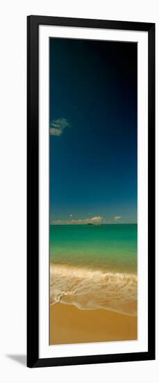 Surf on the Beach, Cat Island, Bahamas-null-Framed Photographic Print