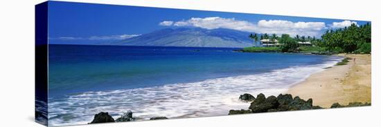 Surf on the Beach, Kapalua Beach, Maui, Hawaii, USA-null-Stretched Canvas