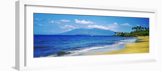 Surf on the Beach, Kapalua Beach, Maui, Hawaii, USA-null-Framed Photographic Print