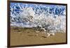 Surf on the Beach, Oahu, Hawaii, Usa-null-Framed Premium Photographic Print