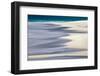 Surf pattern washing up on white sandy beach, Espanola Island, Galapagos Islands, Ecuador.-Adam Jones-Framed Photographic Print