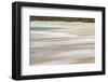 Surf pattern washing up on white sandy beach, Espanola Island, Galapagos Islands, Ecuador.-Adam Jones-Framed Photographic Print