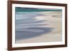 Surf pattern washing up on white sandy beach, Espanola Island, Galapagos Islands, Ecuador.-Adam Jones-Framed Photographic Print