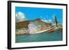 Surf Riders, Hawaii-null-Framed Art Print