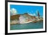 Surf Riders, Hawaii-null-Framed Art Print