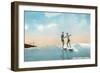 Surf Riders, Hawaii-null-Framed Art Print