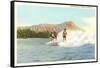 Surf Riders, Waikiki, Hawaii-null-Framed Stretched Canvas