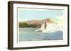 Surf Riders, Waikiki, Hawaii-null-Framed Art Print