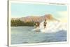 Surf Riders, Waikiki, Hawaii-null-Stretched Canvas