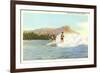 Surf Riders, Waikiki, Hawaii-null-Framed Art Print