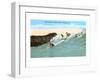 Surf Riding, Waikiki, Hawaii-null-Framed Art Print