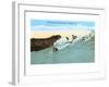 Surf Riding, Waikiki, Hawaii-null-Framed Art Print