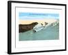 Surf Riding, Waikiki, Hawaii-null-Framed Art Print