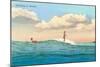 Surf Riding, Waikiki, Hawaii-null-Mounted Art Print