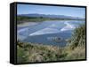 Surf Rolling onto Deserted Beaches, Greymouth, Westland, West Coast, South Island, New Zealand-D H Webster-Framed Stretched Canvas