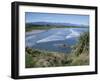 Surf Rolling onto Deserted Beaches, Greymouth, Westland, West Coast, South Island, New Zealand-D H Webster-Framed Photographic Print