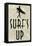 Surf's Up Distressed-null-Framed Stretched Canvas