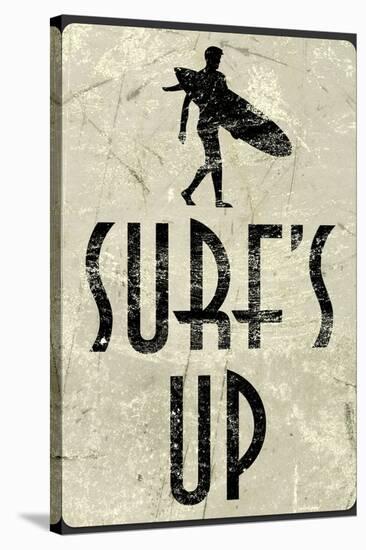 Surf's Up Distressed-null-Stretched Canvas