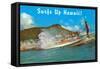 Surf's Up Hawaii, Diamond Head-null-Framed Stretched Canvas