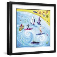 Surf's Up-Jo Parry-Framed Giclee Print