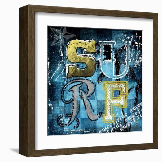 Surf's Up-Joan Coleman-Framed Art Print