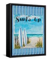 Surf's Up-Julie DeRice-Framed Stretched Canvas