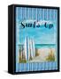 Surf's Up-Julie DeRice-Framed Stretched Canvas